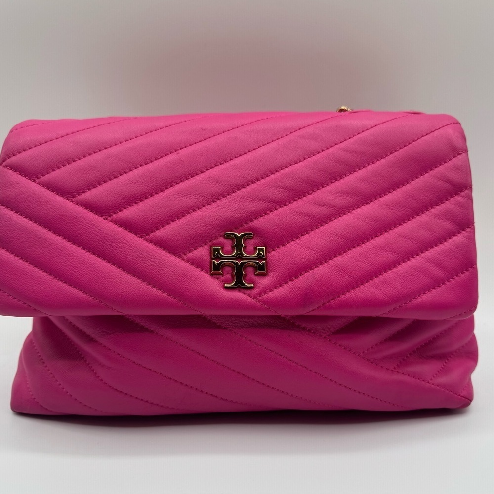 Tory Burch Pink Quilted Shoulder Bag | Good Condition - Picture 5 of 17